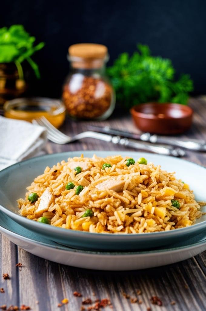 Air Fryer Chicken Fried Rice
