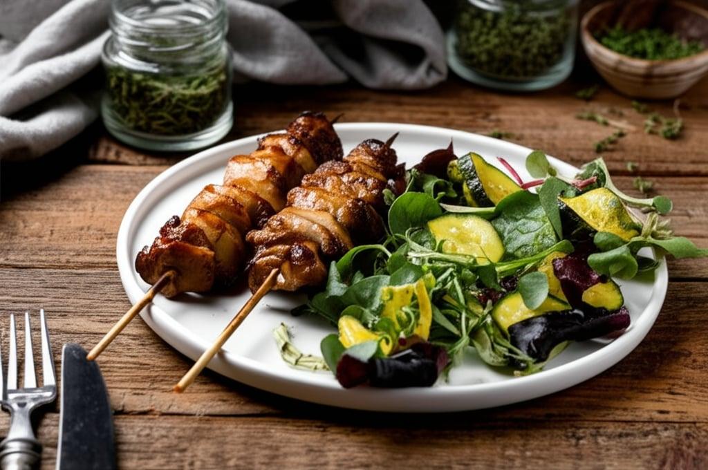 Ricetta Spiedini di Pollo al Forno