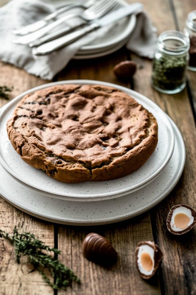Air Fryer Creme Egg Pie