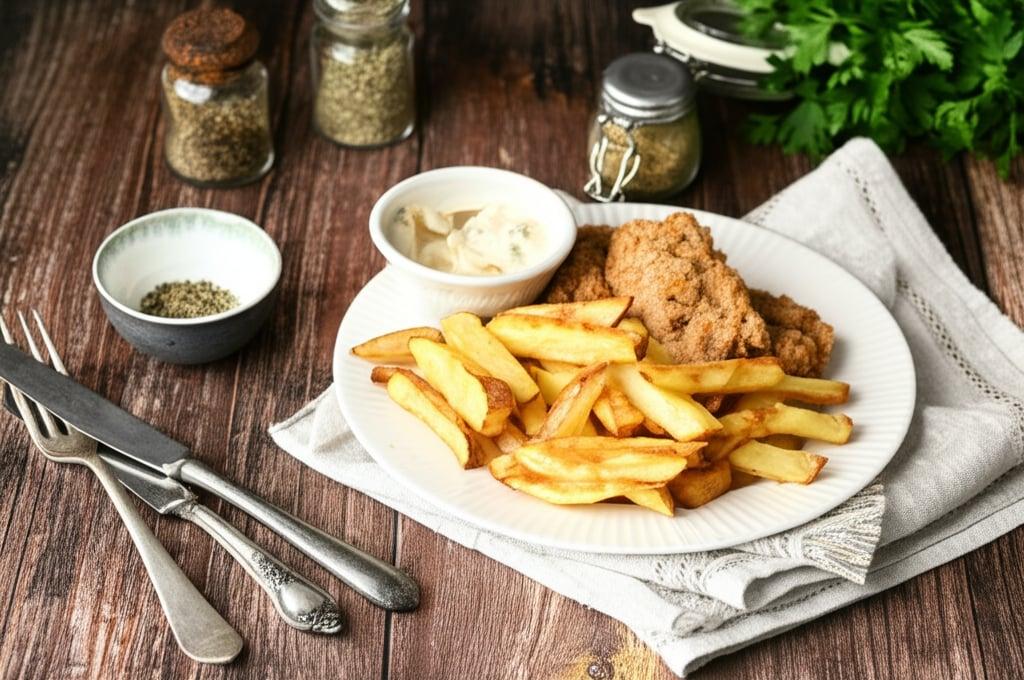 Air Fryer Fish and Chips
