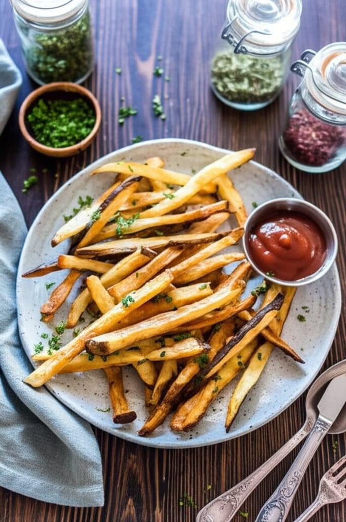 Pommes Frites aus der Heißluftfritteuse - Pommes Frites aus dem Instant Pot