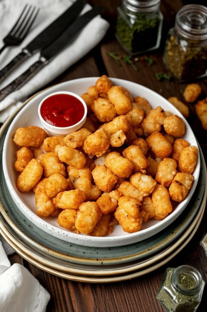 Tater Tots Congelados en Freidora de Aire