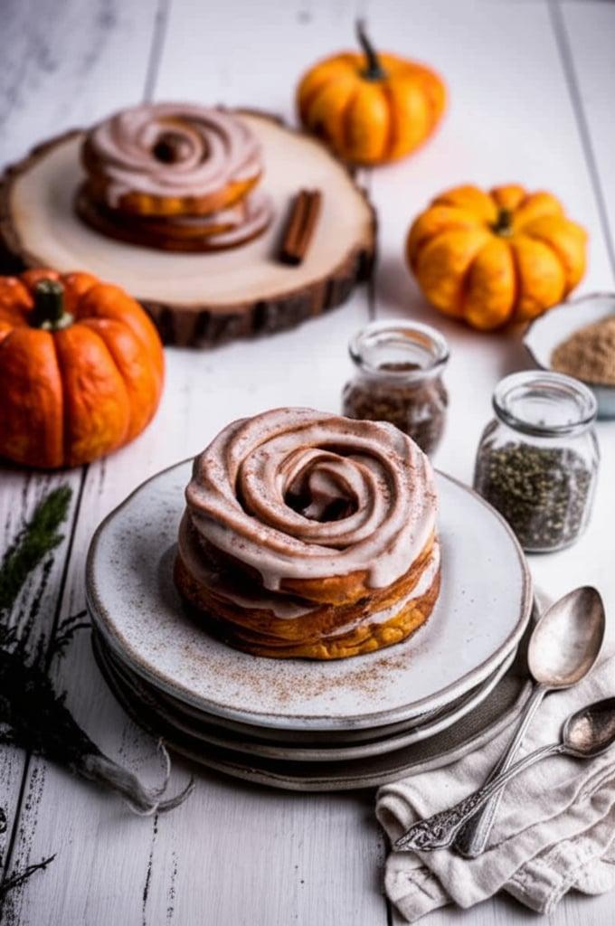 Air Fryer Kürbis-Gewürz-Crullers