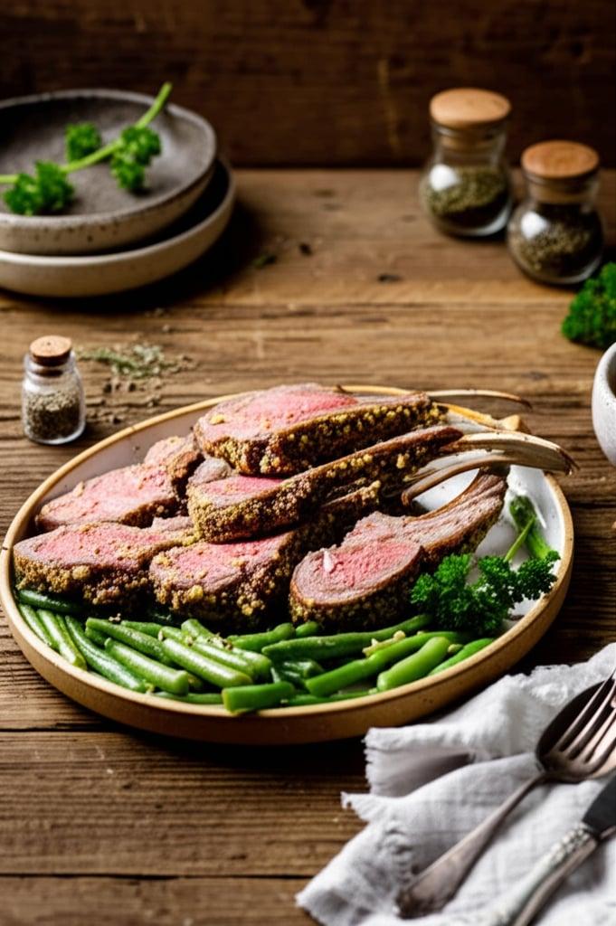 Air Fryer Rack of Lamb