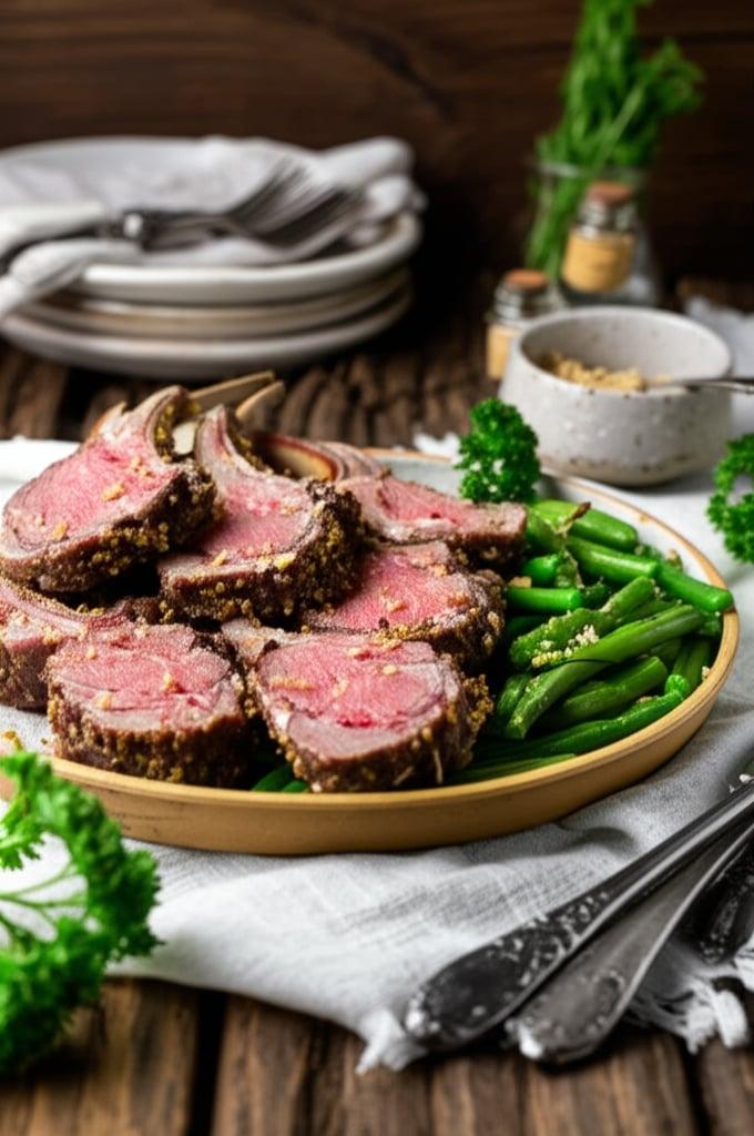 Air Fryer Rack of Lamb