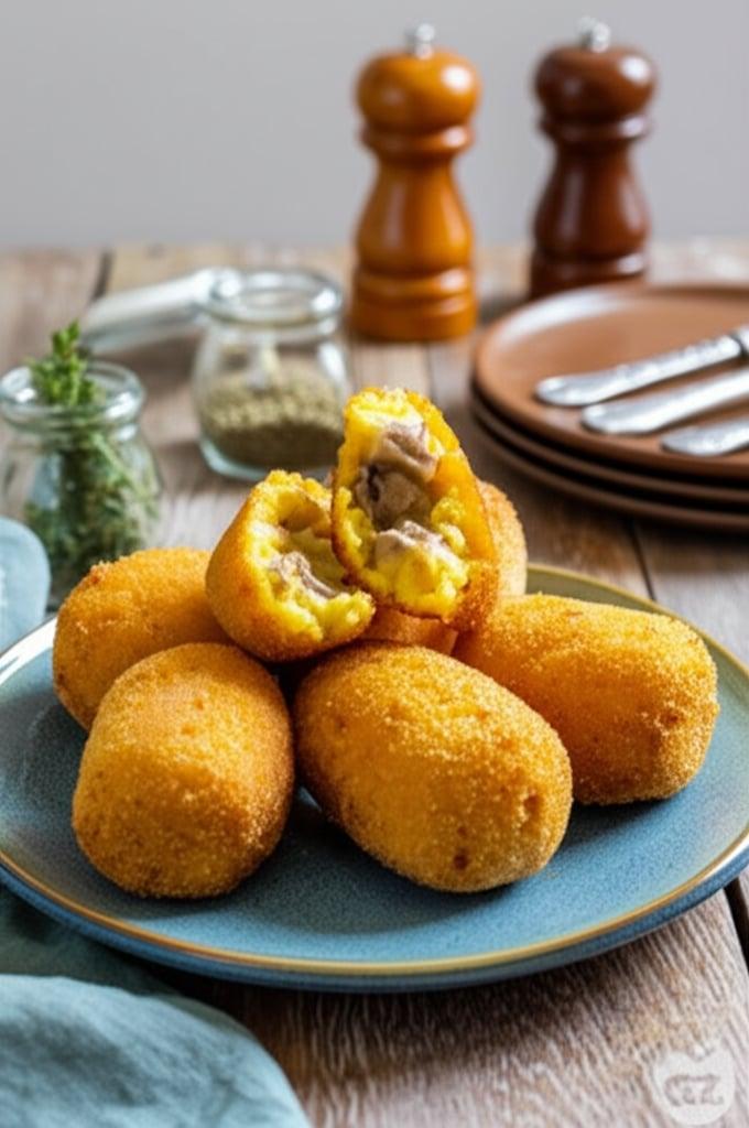 Arancini with meat and béchamel