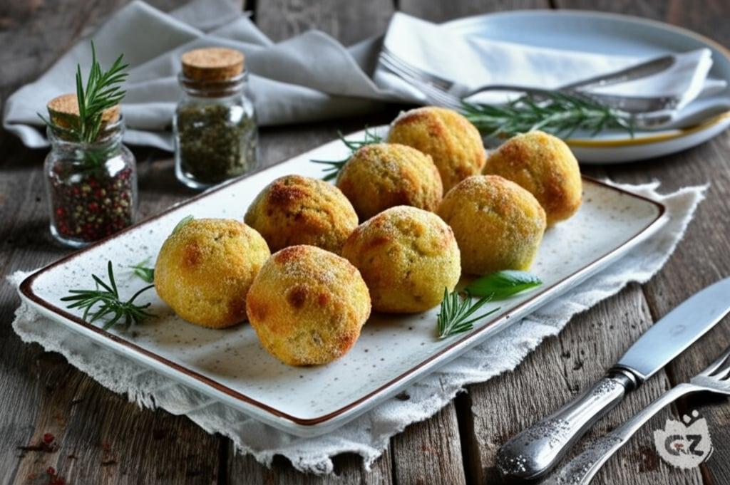 Albóndigas de garbanzos al horno