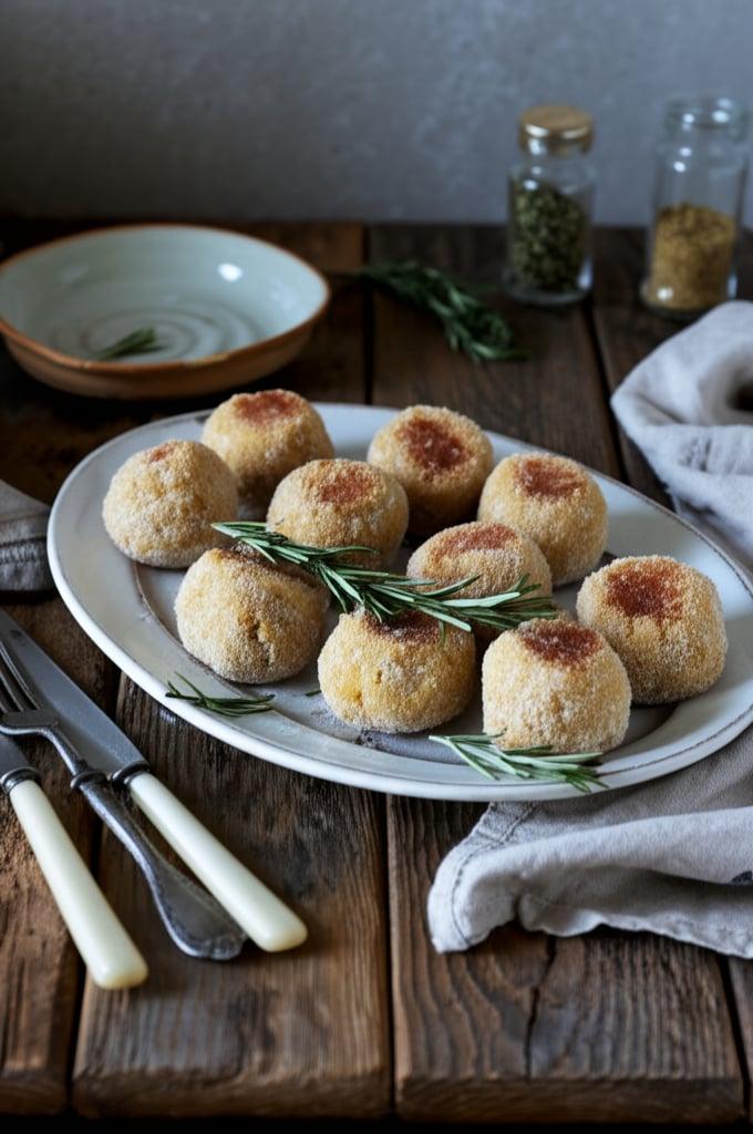 Albóndigas de garbanzos al horno