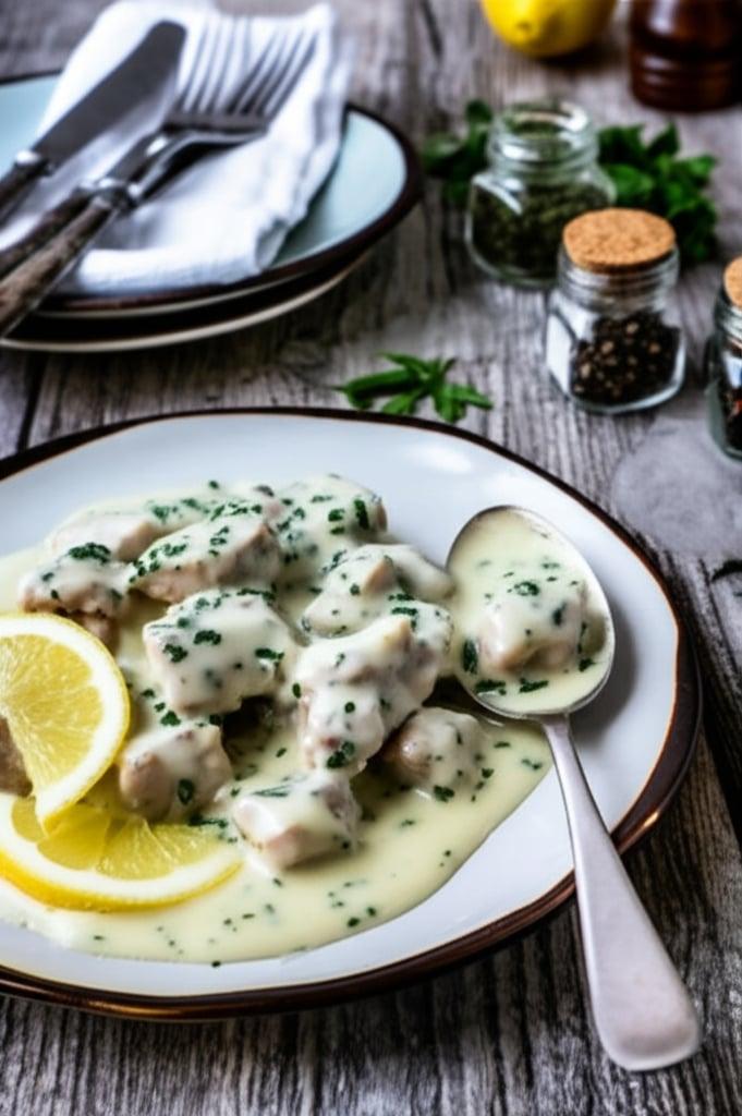 Lemon Veal Bites