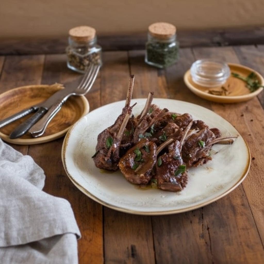 Pan-Fried Lamb Chops