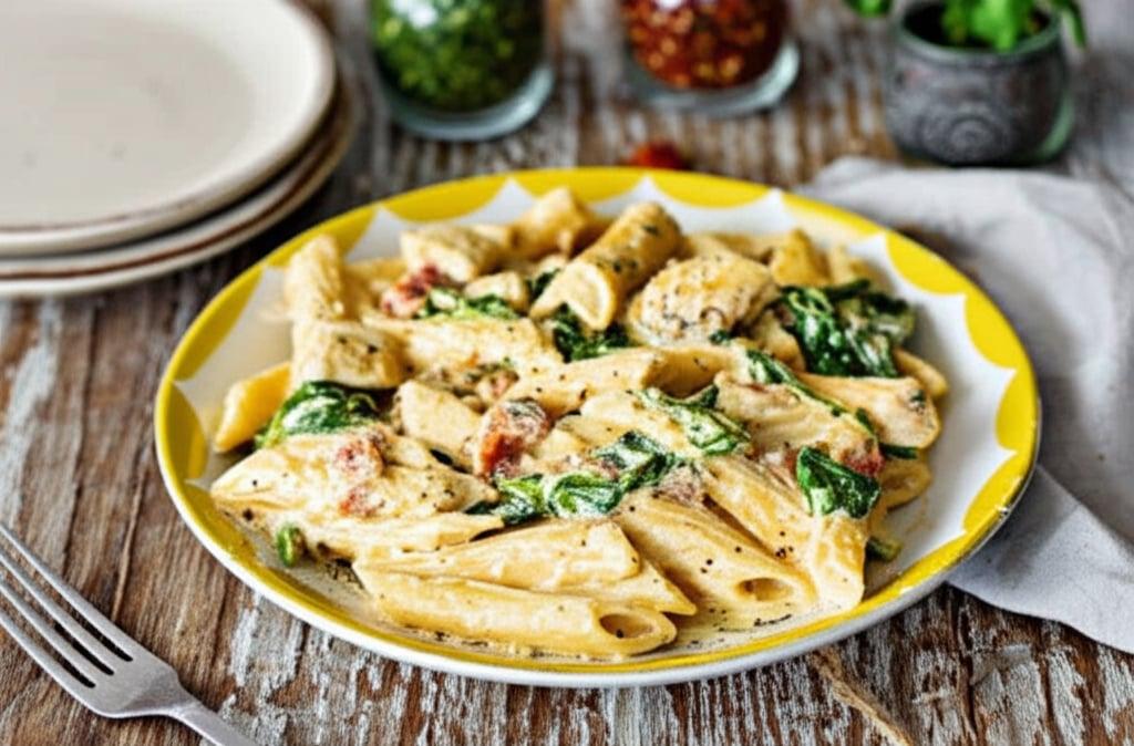 Creamy Instant Pot Tuscan Chicken Pasta