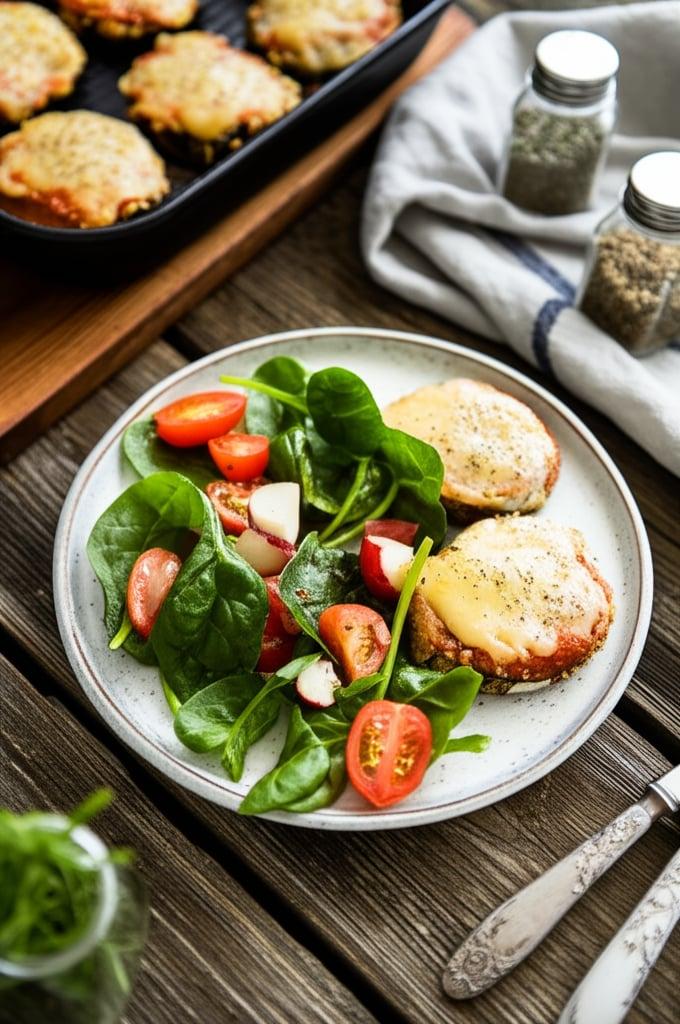 Crispy Air Fryer Eggplant Parmesan