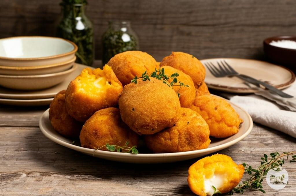 Rice Croquettes with Pumpkin and Stracchino Cheese