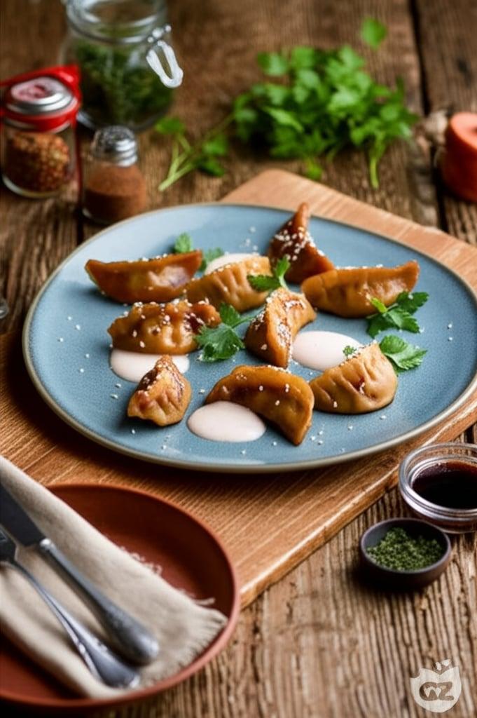 Garnelen-Gemüse-Dumplings
