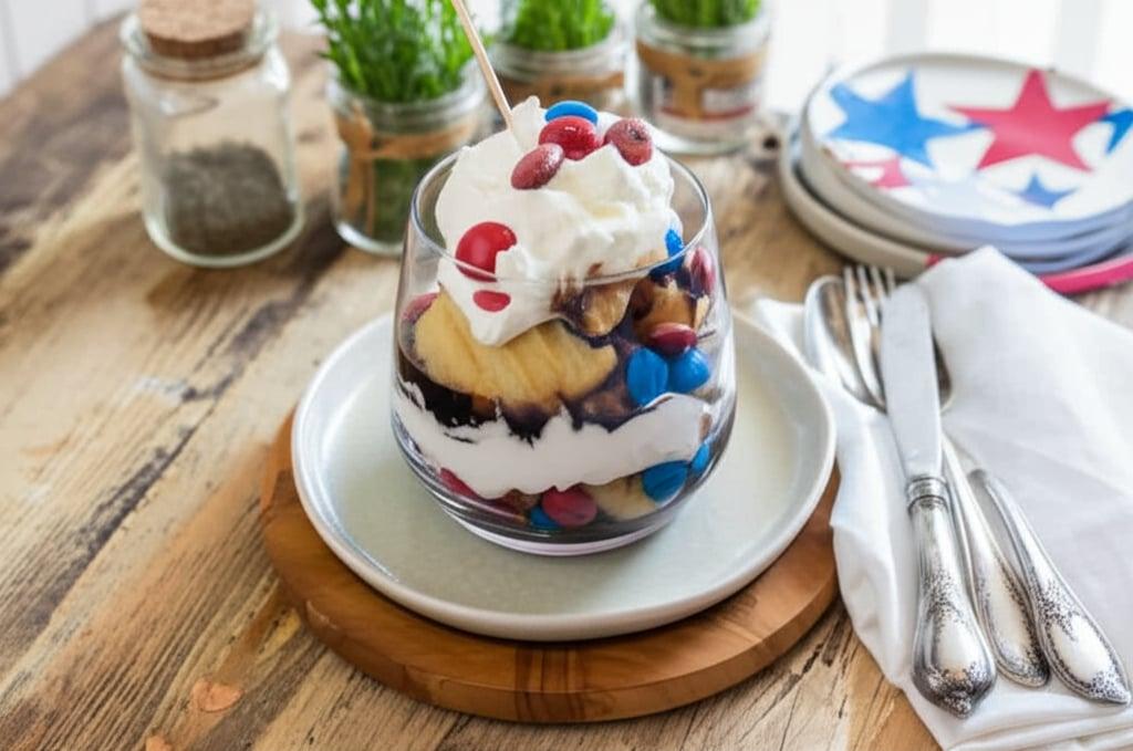 Easy Red White And Blue Trifle