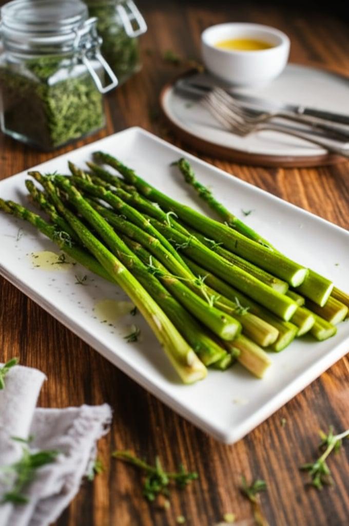 Gefrorener Spargel in der Heißluftfritteuse
