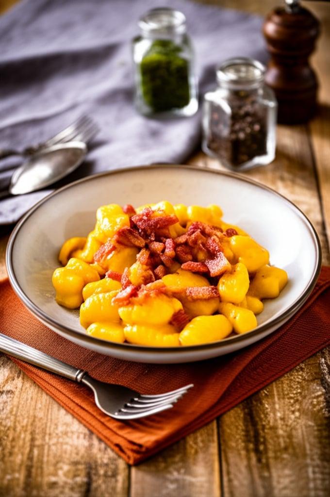 Gnocchi a la carbonara