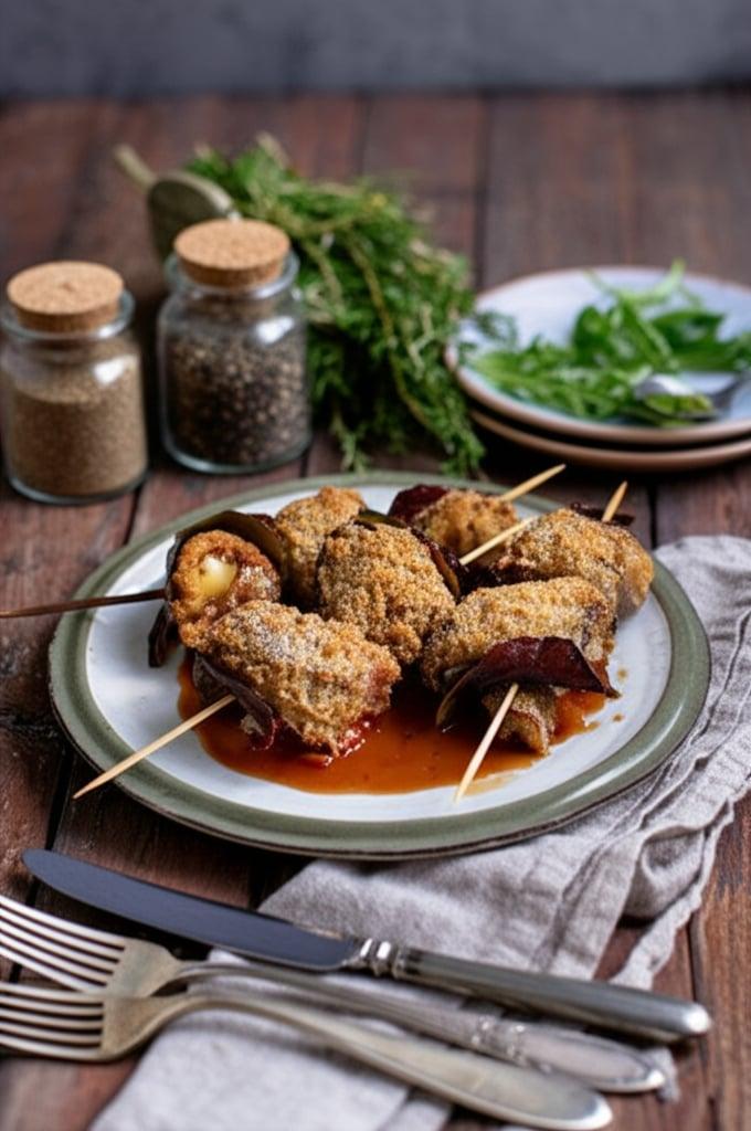 Involtini di vitello e speck