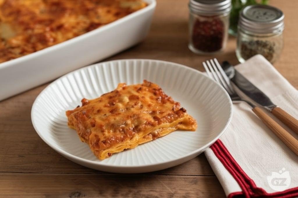 Lentil Ragu Lasagna