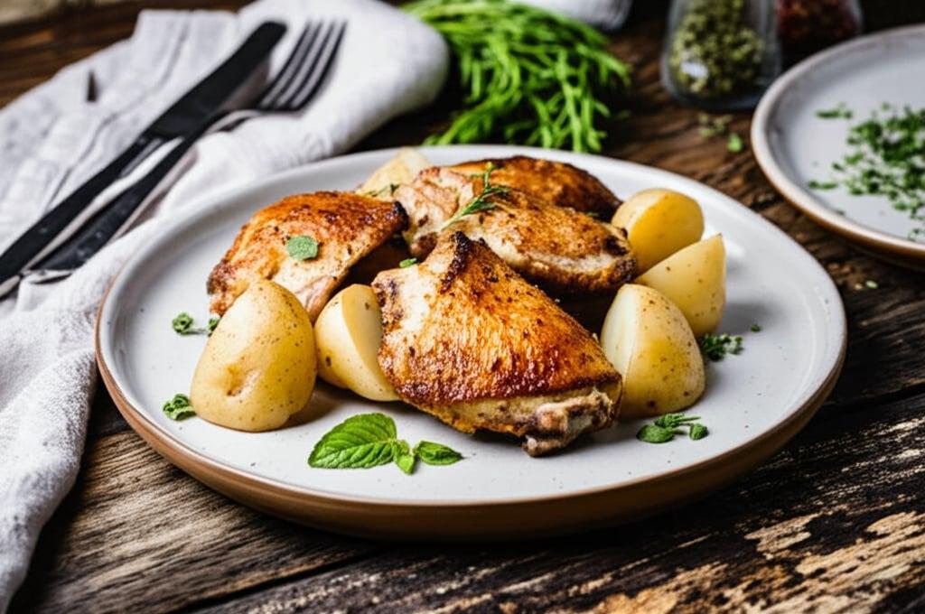 Mediterranean Instant Pot Chicken and Potatoes