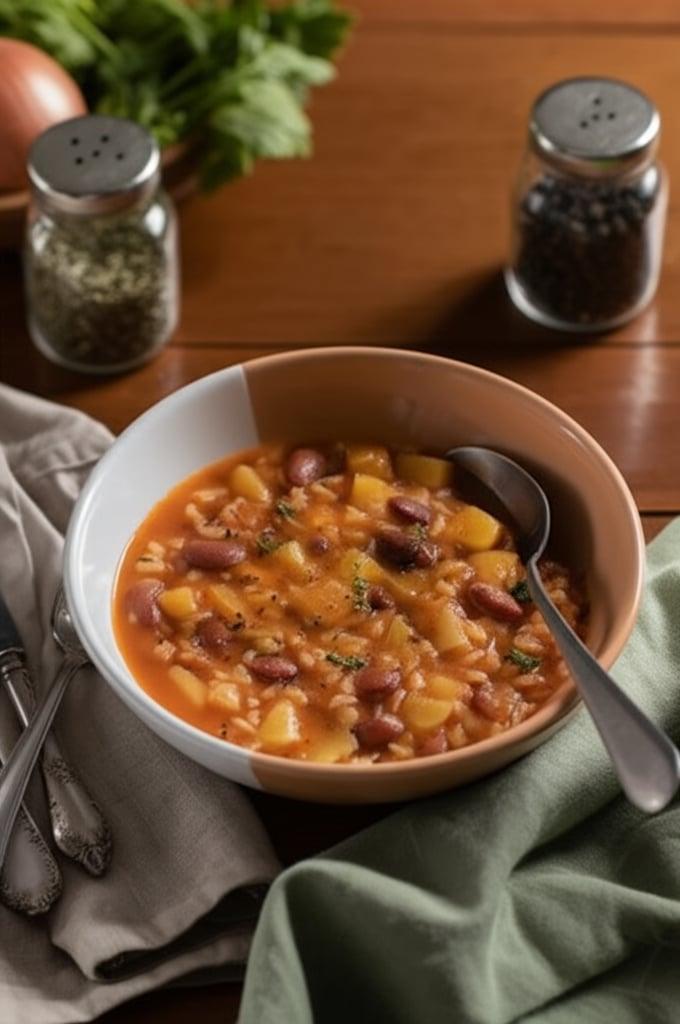 Rice and Legume Soup