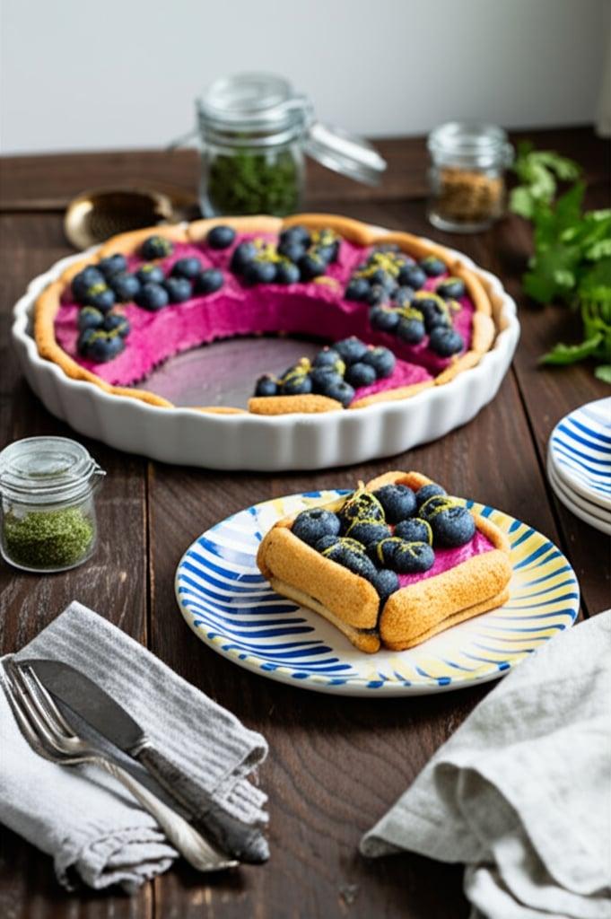Blueberry Mousse with Pavesini