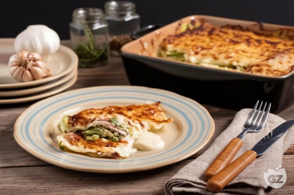 Pacchetti di lasagne con zucchine