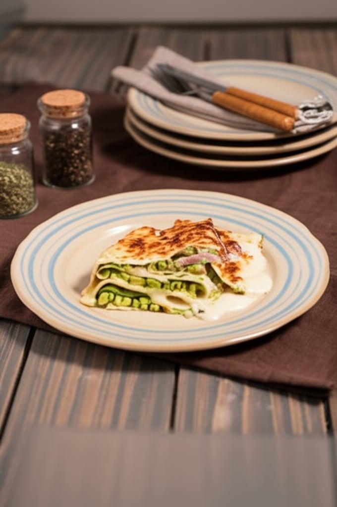 Pacchetti di lasagne con zucchine