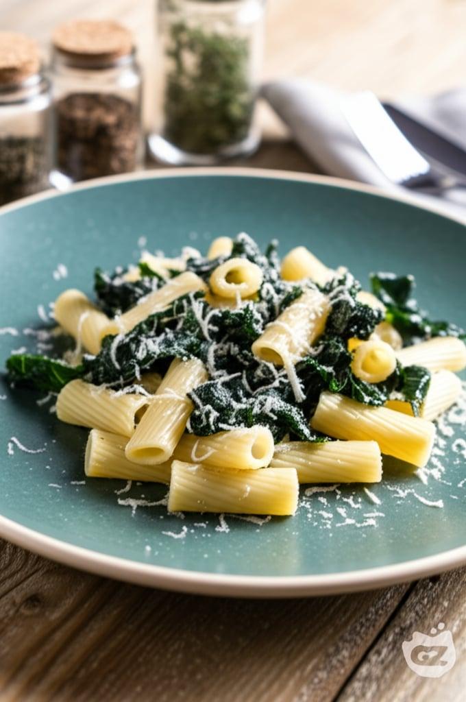 Pasta with Sausage and Black Cabbage
