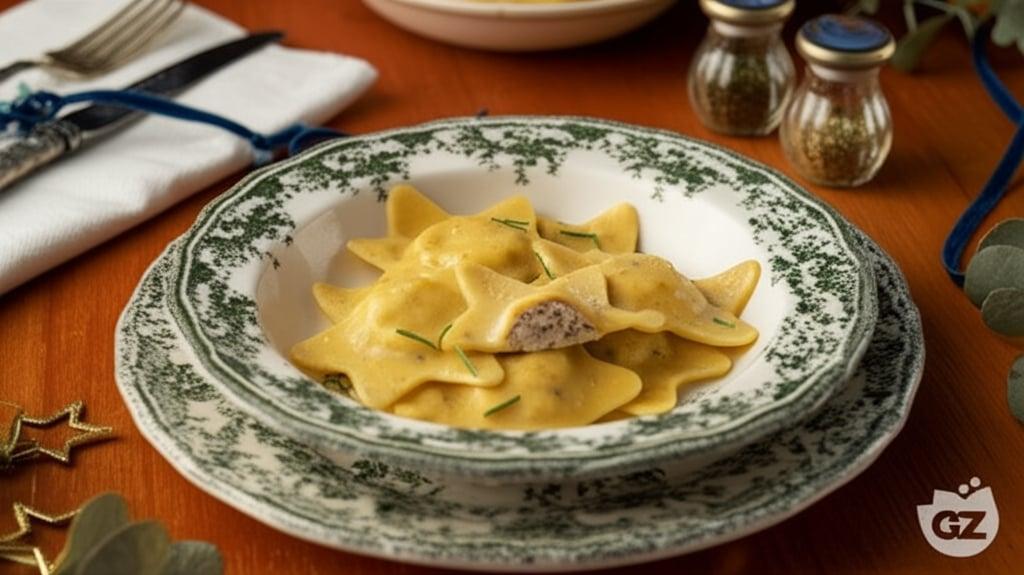 Christmas ricotta ravioli