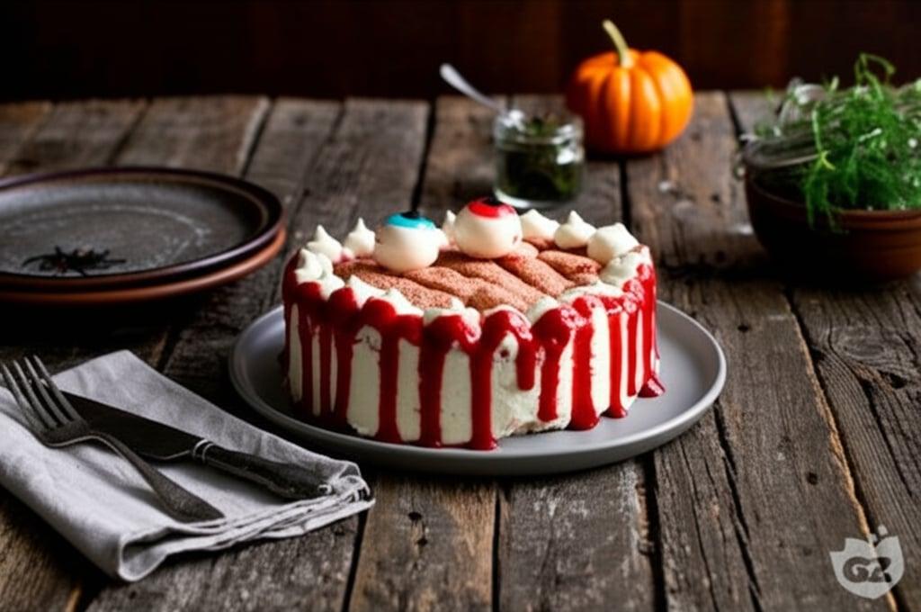 Halloween Red Velvet with Pavesini