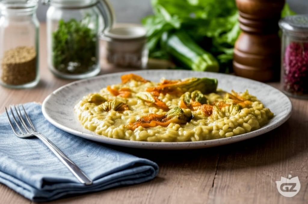 Risotto ai fiori di zucca