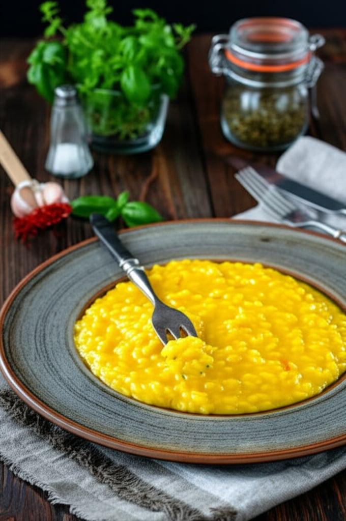 Risotto à la milanaise sans moelle