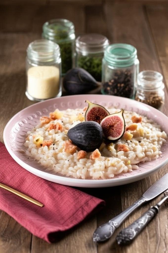 Cacio e Pepe and Fig Risotto