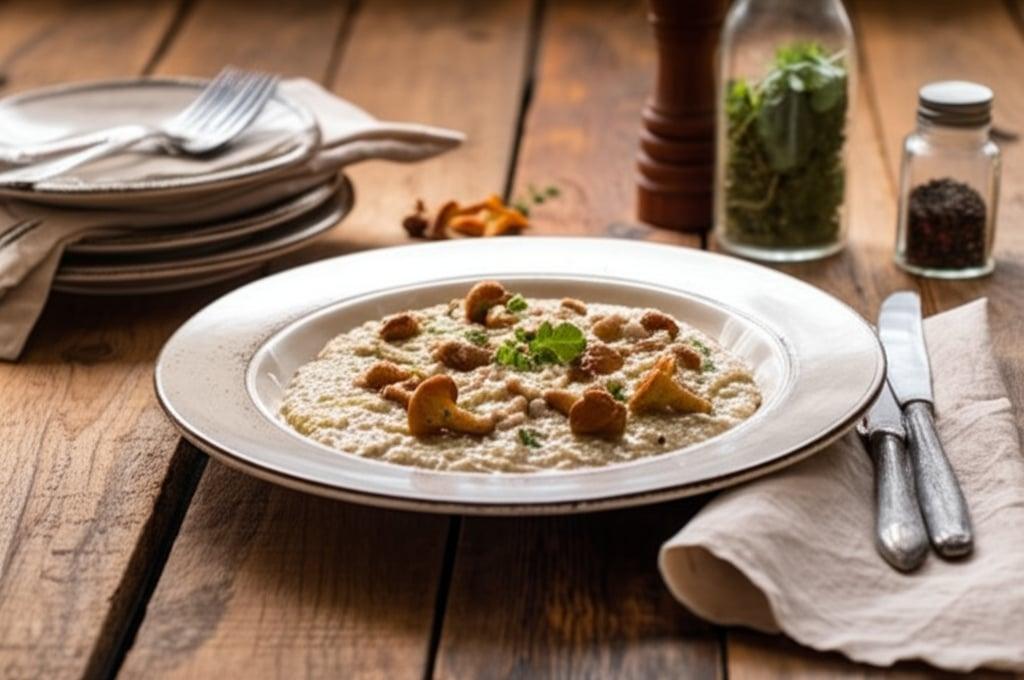 Risotto cremoso ai funghi