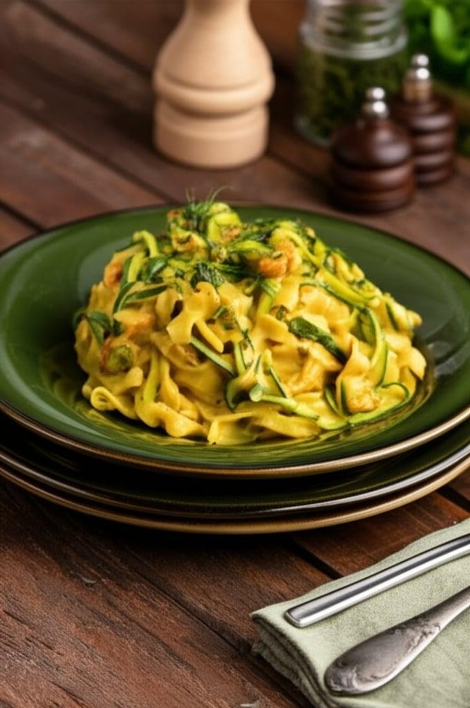 Tagliatelle mit Zucchiniblüten