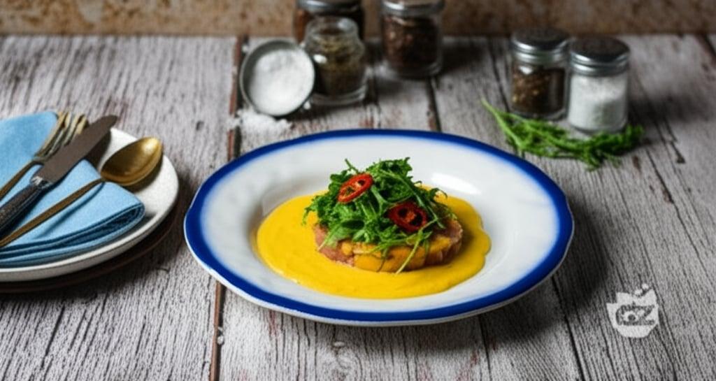 Marinated Tuna Tartare with Mango and Arugula