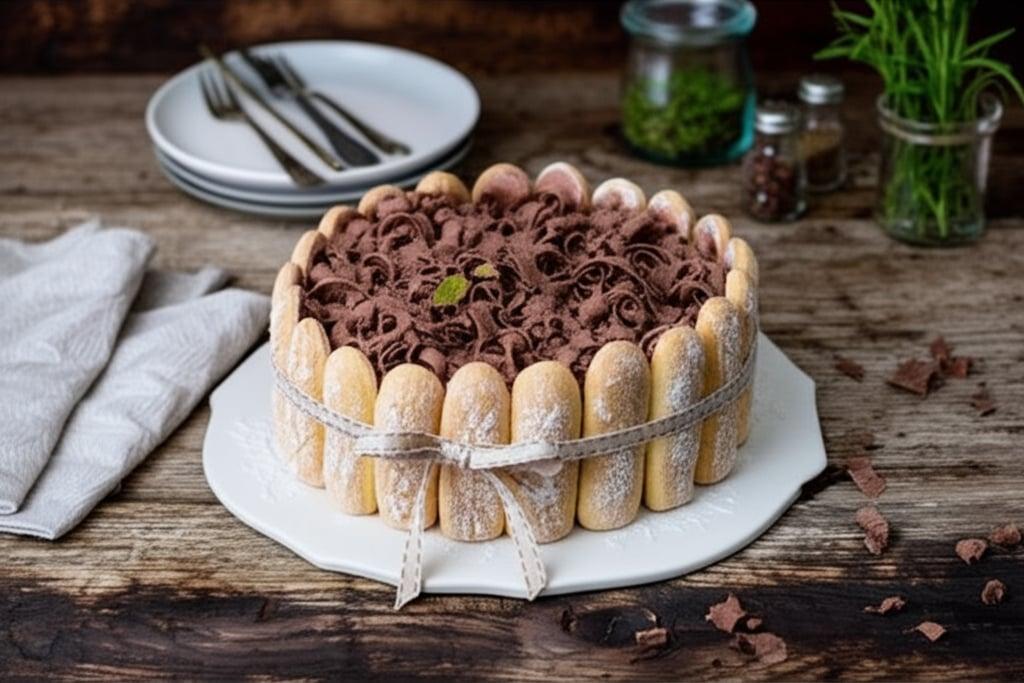 Torta charlotte alla zuppa inglese