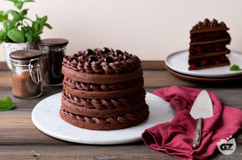 Chocolate and Amarena Cherry Cake with Bimby®