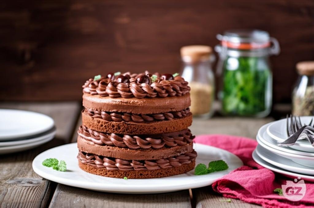 Chocolate and Amarena Cherry Cake with Bimby®