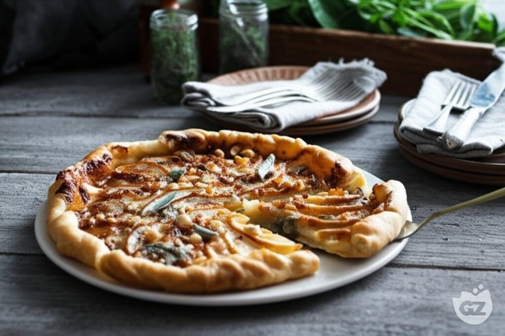 Pear and Gorgonzola Savory Tart