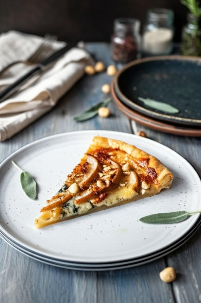 Pear and Gorgonzola Savory Tart