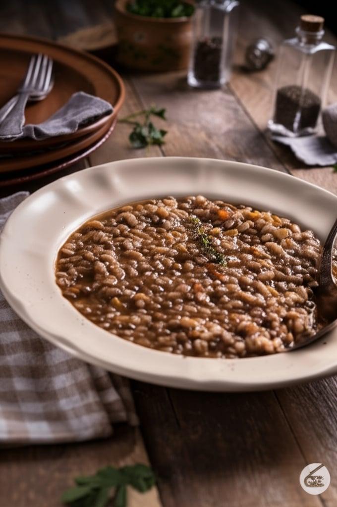 Spelt and Lentil Soup